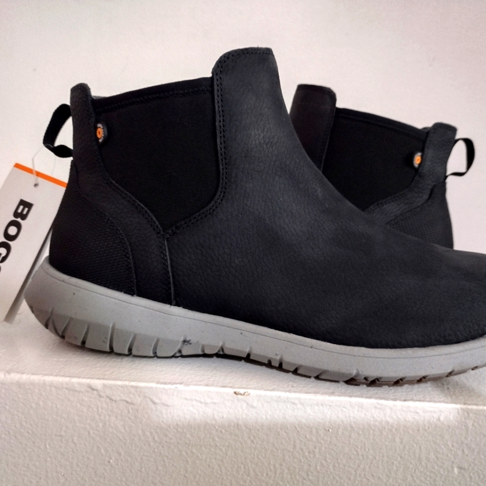 Bogs Black and Gray Men's Boots